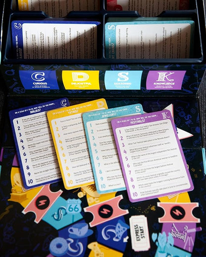 Randolph CDSK | Fun Trivia Party Game for Teens and Adults | Great for Game Nights and Large Groups | Two Player or Team Challenge | 2500+ Trivia Questions | Ages 14+ | 2 to 16 Players | 45 Minutes