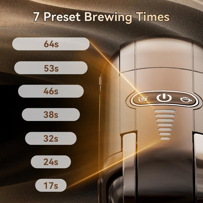 HIBREW H2B 5-in-1 Pod Coffee Maker - Compatible With 4 Coffee Capsule as Well as Espresso Powder, Makes Iced Coffee, Espresso, Cappuccino, Long Black. Hotel Kitchen Coffee Machine