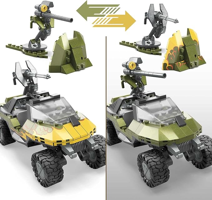 Mega Halo Red Team Warthog Rescue 324 Pieces