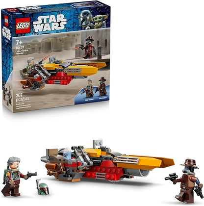 LEGO Star Wars Cobb Vanth’s Speeder Building Toy for Boys &amp Girls - Pretend Play Space Vehicle for Kids &amp Fans Ages 7+ - Gift for Birthdays - W/Cobb Vanth &amp Cad Bane Minifigures - 75437