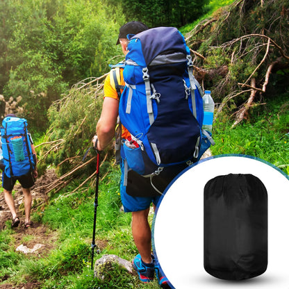 VitalCozy 24 Pcs Sleeping Bags for Adults Bulk Lightweight Waterproof Backpacking Camping Sleeping Bag with Compression Sack, Portable Compact for Winter Hiking Outdoor Camping Essential(Black)