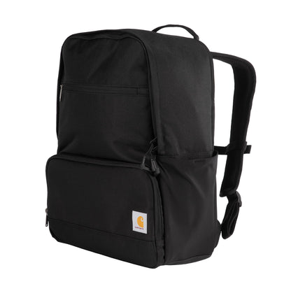 Carhartt Insulated Two Compartment Cooler, Durable Water Repellent Material W/Front Zippered Pocket for Camping, Beach & Travel, Cooler Backpack, Black