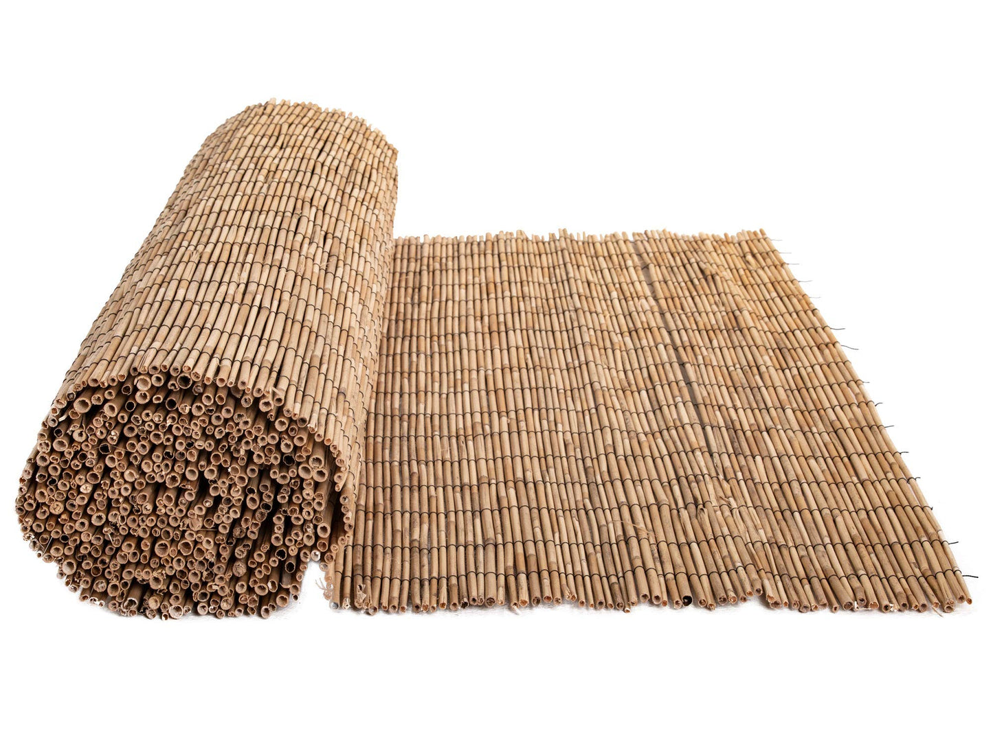Forever Bamboo Jumbo Reed Natural Bamboo Screen Fencing Privacy Fence Backyard Divider Decorative Reed Garden Fencing 72 in H x 192 in L