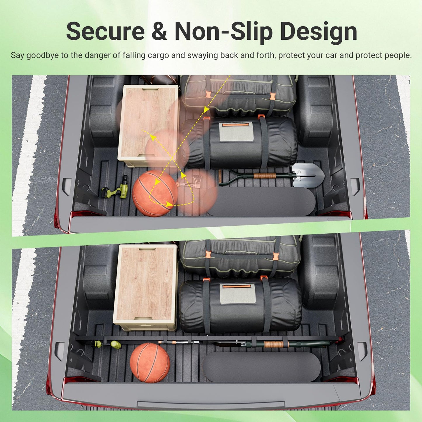 SZYANG Truck Bed Divider Compatible with 2019-2026 Chevy Silverado GMC Sierra 1500 Truck Bed Organizer Cargo Manager Replacement for 19-26 Chevy Silverado Accessories