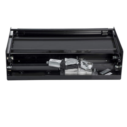 Kwikee 26 Series Electric Step Assembly, Standard Drive Operation, Power Switch Kit for RV, Travel Trailers, 8.5" Step Rise, Anti-Slip Surface, 12V DC Motor, Steel Construction - 3711361