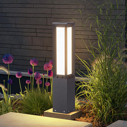 PAKEDANDUN 31.5" Outdoor Solar Lanterns Waterproof with IP65, 3000K Outdoor Floor Lamp, Large Floor Lamps with Remote Brightness & Timer Control, Outside Lantern Dusk to Dawn for Porch Patio Landscape