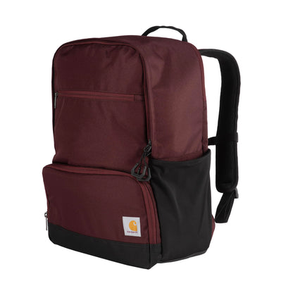 Carhartt Insulated Two Compartment Cooler, Durable Water Repellent Material W/Front Zippered Pocket for Camping, Beach & Travel, Cooler Backpack, Port