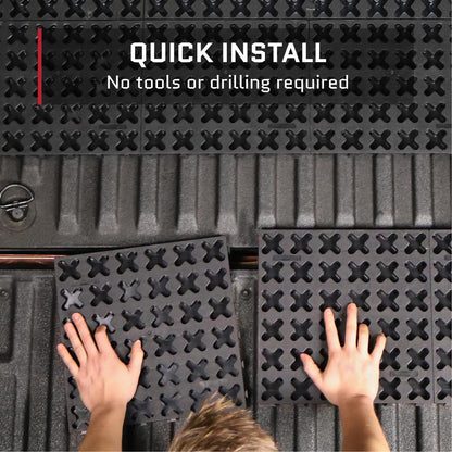 Tmat Truck Bed Organizer Storage System Slide Out Mat (Universal Fit for Standard Beds 6'6" to 6'9")