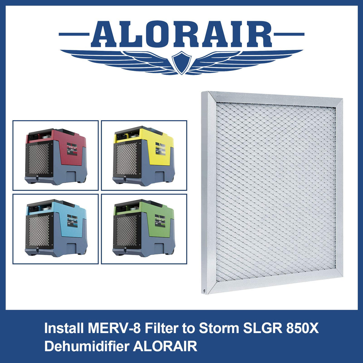 ALORAIR MERV-8 Replacement for LGR850 Dehumidifiers