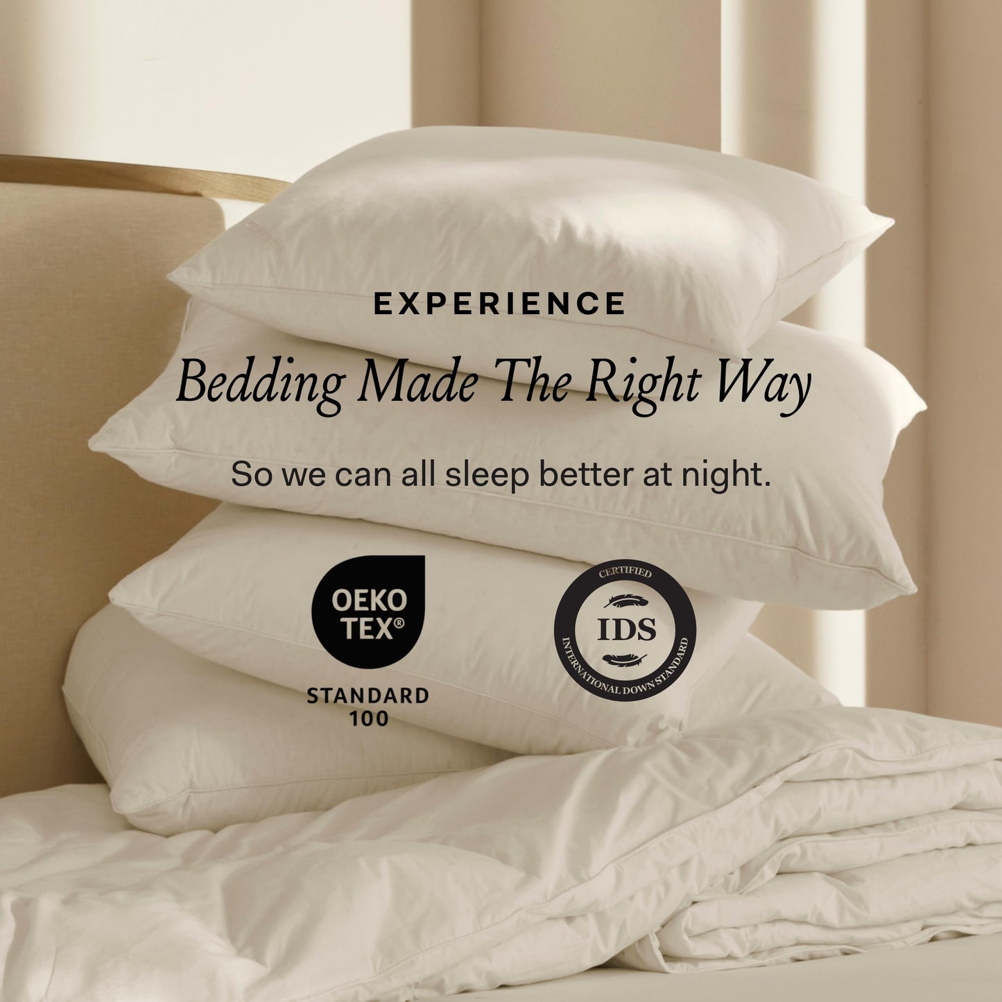 BOLL & BRANCH Down Chamber Pillow - Medium, Standard - Naturally Cooling Shell - Premium Comfort, Superior Support - Cruelty-Free IDS Certified Down