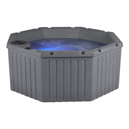 Aqualife by Strong Spas Invi 5 Person Rigid Resin Hot Tub Spa, 11 Jets, 2BHP 2-Speed Pump, Stainless Steel Heater, 120V Plug & Play, Full Foam Insulation, 4 Season Outdoor, LED, Cover and Filter