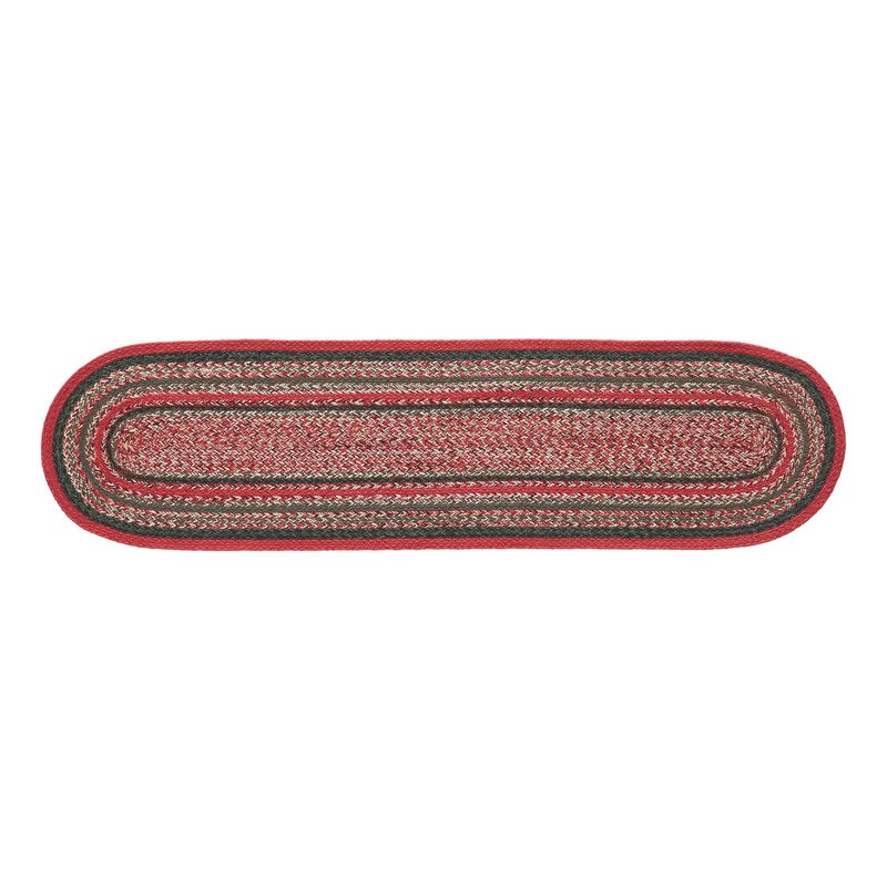 VHC Brands Farmhouse Christmas Decorations Forrester Indoor/Outdoor Oval Runner 12x36