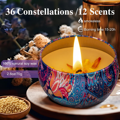 36 Pack Scented Candles Gift Set, Bridal Baby Shower Favors for Guests Housewarming Birthday Party Favors for Adults, Bulk Thank You Gifts for Employees