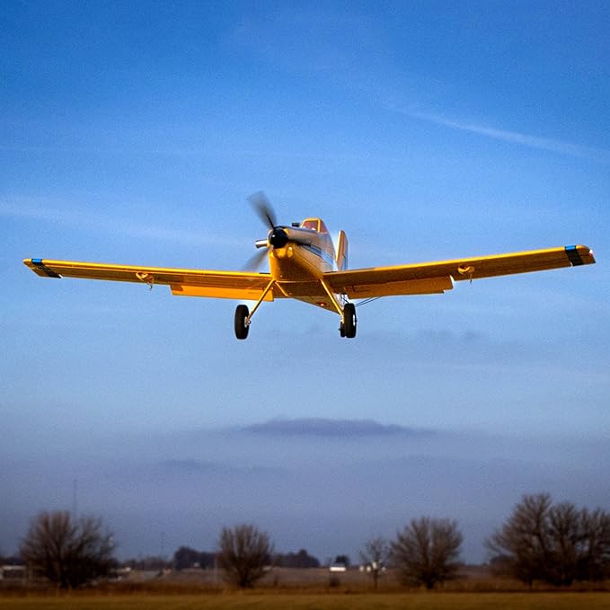 E-flite RC Airplane UMX Air Tractor Bind-N-Fly Basic Transmitter Battery and Charger Not Included with AS3X and Safe Select EFLU16450 Airplanes B&ampF Electric