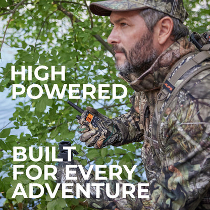 Midland - T295VP4 X-TALKER Walkie Talkies with 22 GMRS Channels – Two-Way Radio NOAA Weather Alert & Scan Technology, Dual Power Options, 121 Privacy Codes, Silent Operation – Camo, Set of 2