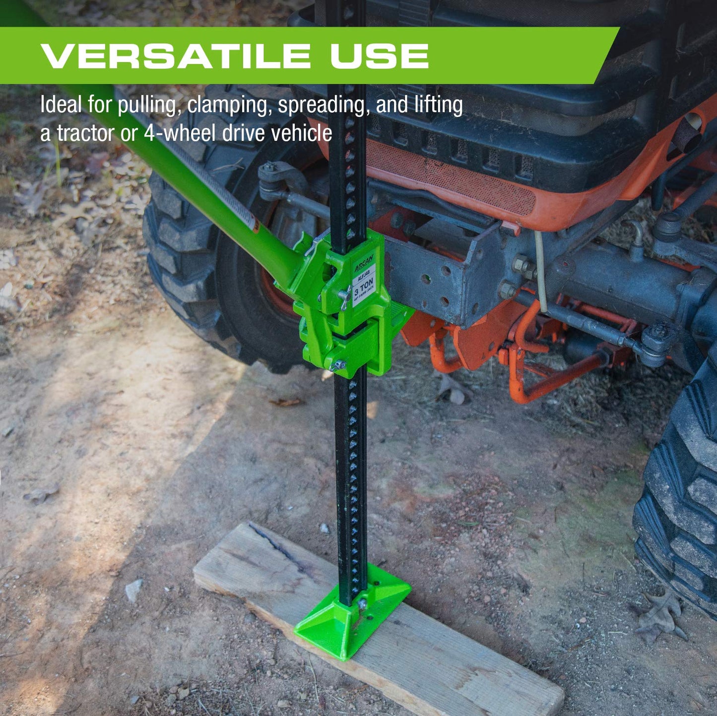 ARCAN Tools 48-Inch Heavy Duty Farm Jack with Ratcheting Design (ALFJ48)