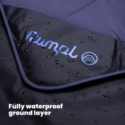 Rumpl Overland Mat – Waterproof, Padded Ground Cover and Blanket, Marionberry