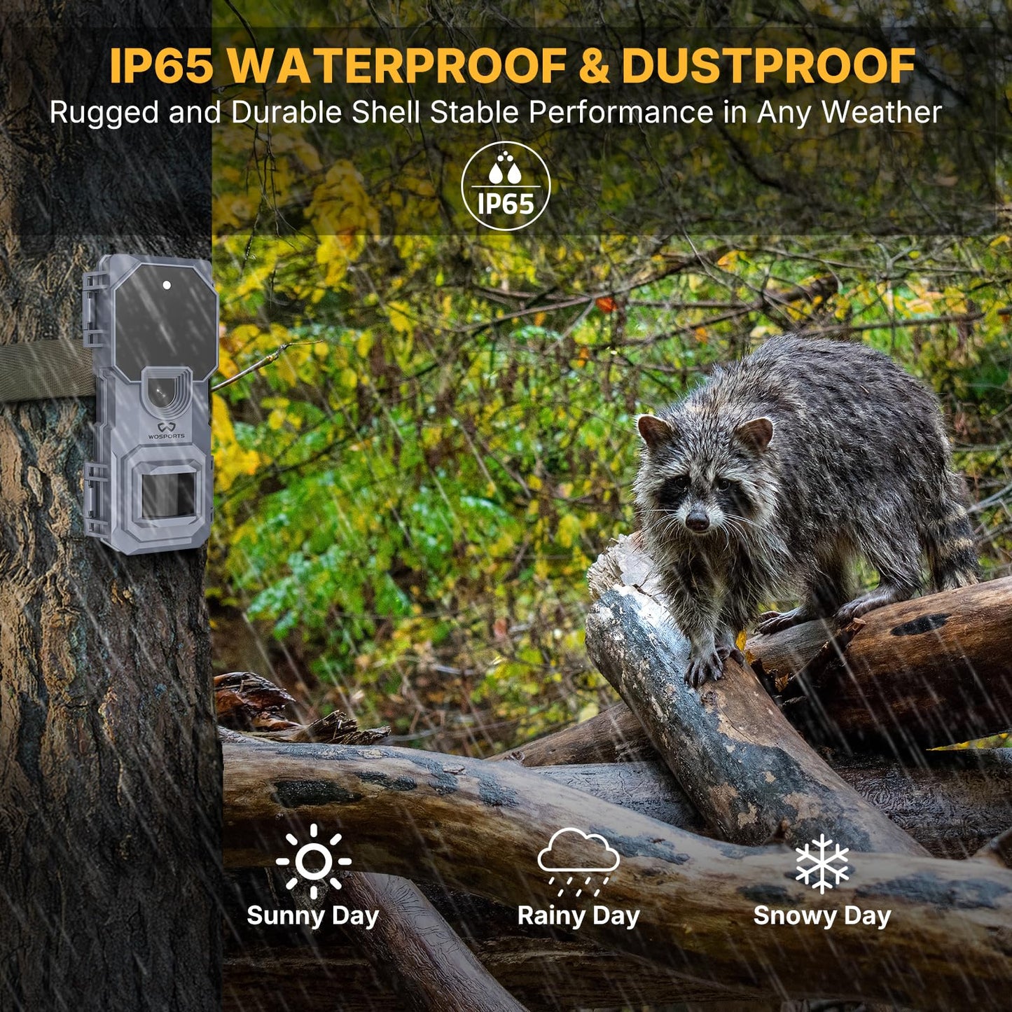 WOSPORTS Trail Camera 4 Pack 32MP 1080P HD Deer Camera with 32GB SD Card Game Cameras with Night Vision Motion Activated Waterproof for Outdoor Wildlife Monitoring with Card Reader