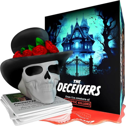 The Deceivers – Murder Mystery Party Game | Like Werewolf | Adult Board Game Night Family Games Secret Spy Games &amp Traitor Role-Playing | Bluffing Deception and Strategy - CRYPTIC KILLERS