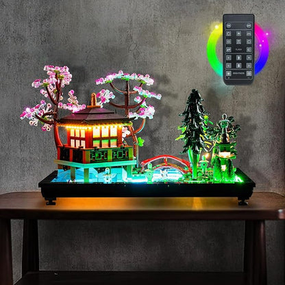 BrickBling LED Light Compatible with Lego Tranquil Garden 10315 Building Set (Model Not Included) Remote Control Version Lighting Compatible with Lego Zen Garden