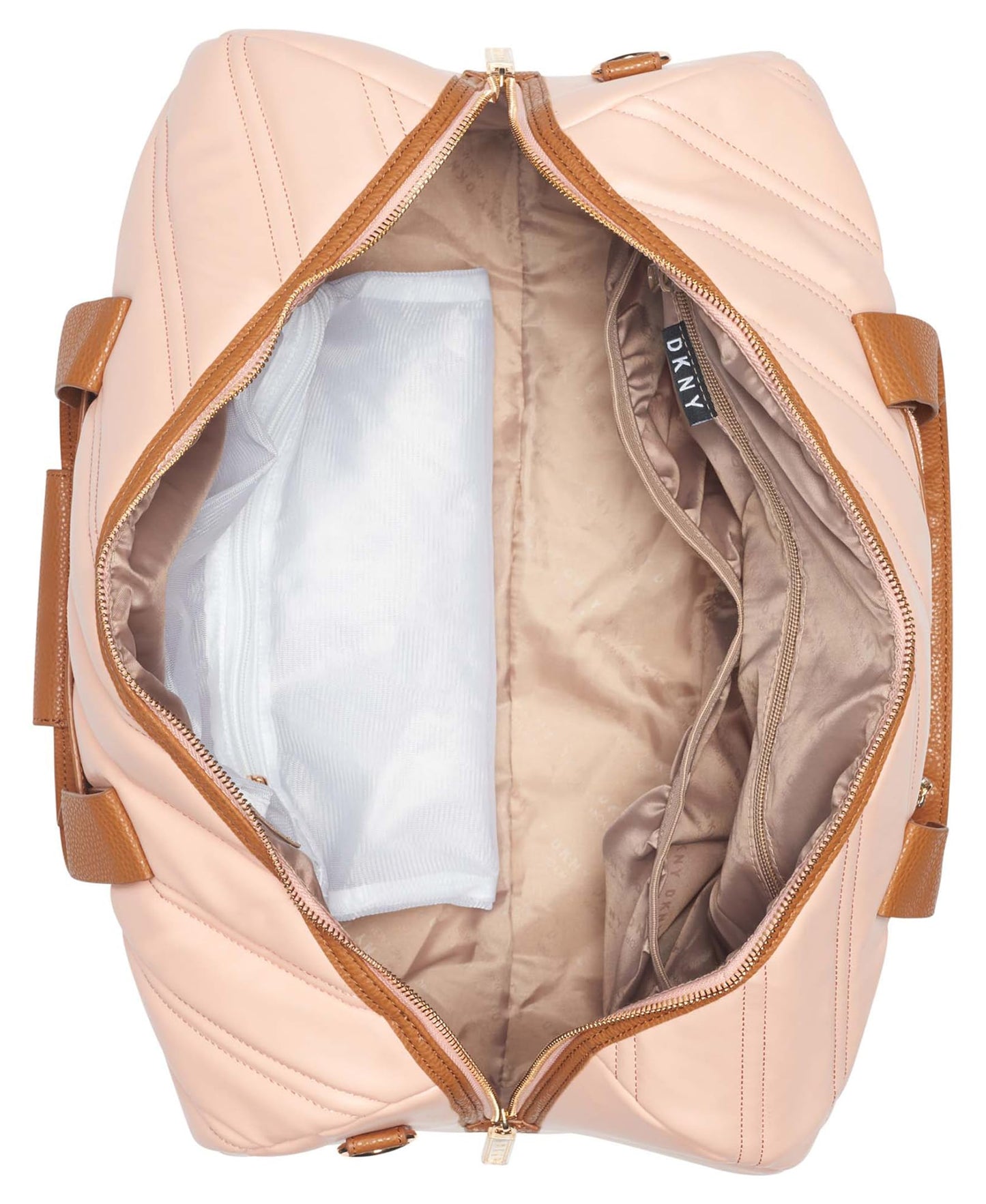 DKNY Unisex Luggage travel,Peach Bloom,19"
