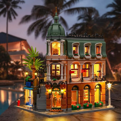 LIGHTAILING Led Lighting Kit for Lego Boutique-Hotel - LED Light Set Compatible with Lego Model