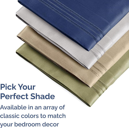 King Pillow Cases by [Brand Name] - Ultra Soft Hotel Quality Covers | Wrinkle-Free & Fade Resistant - 2 Piece Set in White