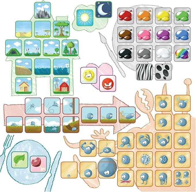 Concept Kids Animals - Cooperative Animal Guessing Game for Children! Fun Family Board Game for Kids &amp Adults Ages 4+ 2-12 Players 20 Minute Playtime Made by Repos Production