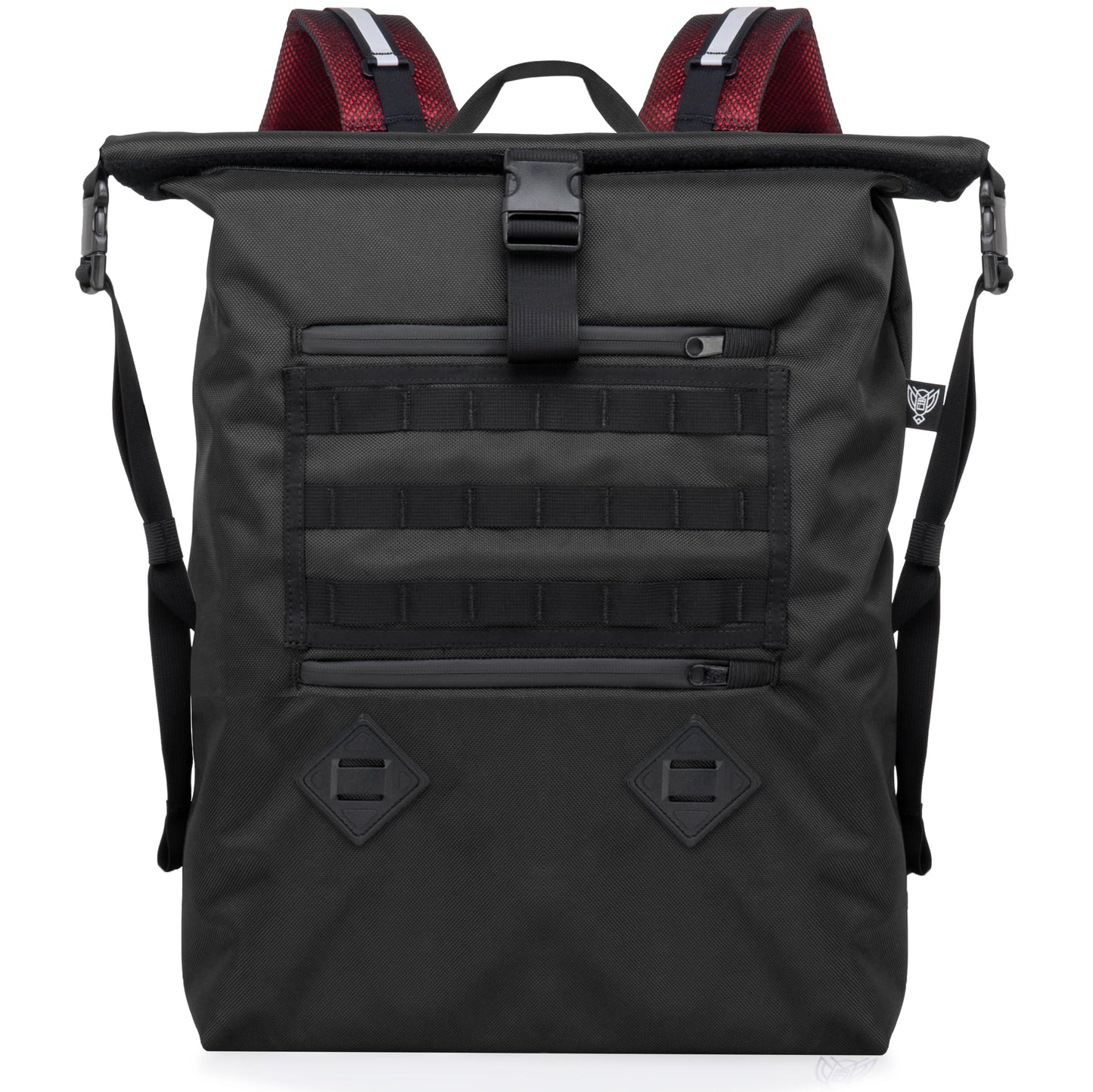 Xtreme Sight Line ~ AQUA RT ~ Faraday Backpack Water-Proof for Laptops up 17" - Signal Blocking, Anti-Tracking, Anti-Hacking Bag for Tablets and Electronics ~ RFID Shield Travel Backpack ~ Red