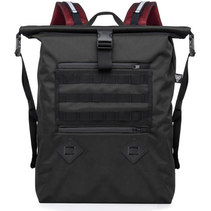 Xtreme Sight Line ~ AQUA RT ~ Faraday Backpack Water-Proof for Laptops up 17" - Signal Blocking, Anti-Tracking, Anti-Hacking Bag for Tablets and Electronics ~ RFID Shield Travel Backpack ~ Red