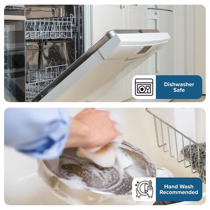 Viking Hybrid Plus 8-Inch Ceramic Nonstick Frying Pan - PFAS-Free, Metal Utensil Safe, Oven Safe to 500°F