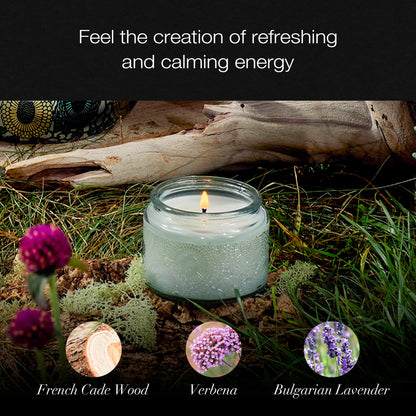 Voluspa French Cade Lavender, Petite Candle Jar, 3.2 oz, 25 Hour Burn Time, Coconut Wax for Clean Burning, Handcrafted in the USA