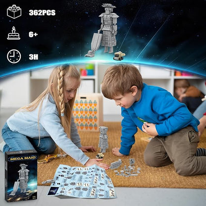 Mega Maid Spaceballs Creative Building Kit for AdultKidsDesktop Building Set Toy Christmas Bithday Gift(362PCS)