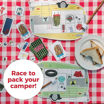 MindWare Slappy Camper Strategy Game - Think Fast and Fill Your Camper – for 2-4 Players – Ages 5 and Up