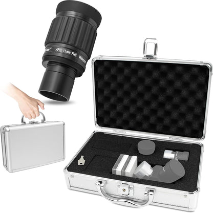 Alstar 1.25 inch 82 Degree SWA Eyepiece - Bundle with - Telescope Eyepiece & Filter Accessory Case