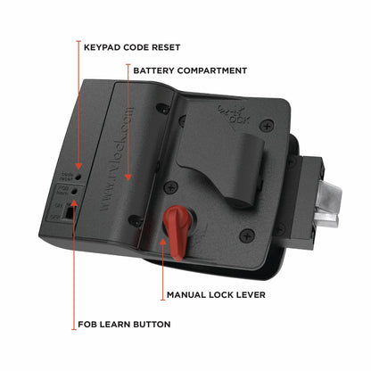 RVLOCK Compact RV Lock Keyless Entry, Secure Replacement for Camper Latch, Great RV Door Lock Replacement for Trailers with Patented Security Technology