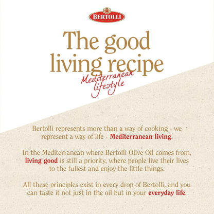 Bertolli Extra Virgin Olive Oil - Rich Taste with Polyphenols | 15.5 fl oz Squeeze Bottle