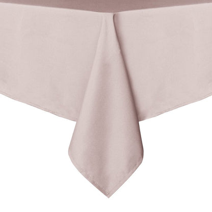 sancua Rectangle Tablecloth - 54 x 120 Inch - Stain and Wrinkle Resistant Washable Polyester Table Cloth, Decorative Fabric Table Cover for Dining Tables, Buffet Parties and Camping, Blush