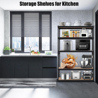 GarveeHome Heavy Duty Storage Shelves - 5 Tier 48 * 24 * 72 in, Adjustable Garage Storage Shelving, Metal Storage Utility Rack Shelf Unit