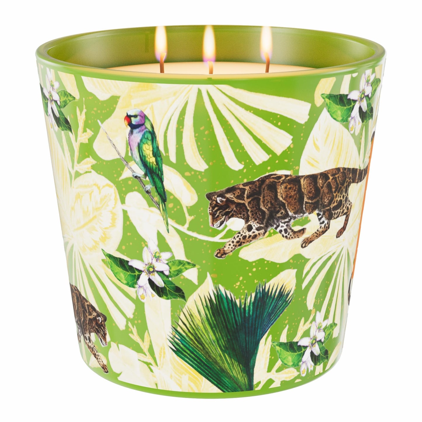 Verbena & Fig Leaf Scented Candle, 30oz Large 3 Wick Soy Candle, 100+ Hours Long Burning, Spa-Quality Aromatherapy for Home & Bathroom, Non-Toxic Luxury Candle Gifts for Housewarming