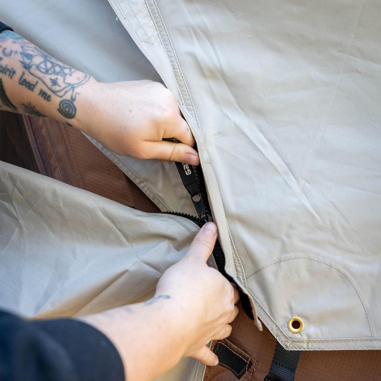 Gazelle Backcountry™ T5 Vestibule – 43 sq. ft. Enclosed Extension Room for Backcountry™ T5 Tent, Ripstop Polyester Construction, Zippered Panels, Includes All Terrain Stakes, GBACA03