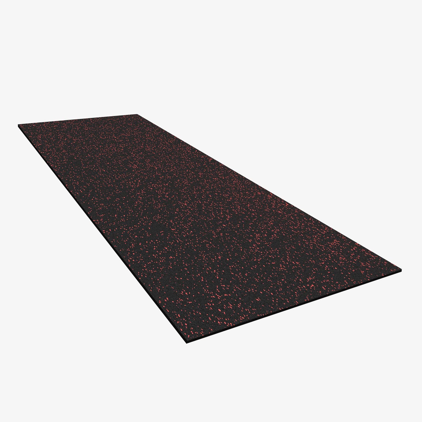 Flooring Inc 1/4" Tough Rubber Flooring Roll | Flexible Recycled Rubber Gym Floor Mats for Home Gym | Heavy Duty Rubber Mat for Home Gyms, Sheds, Horse Stall Mat or Trailer | 4’x10’ | Bright Red