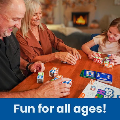 FoxMind Match Madness Board Game Visual Recognition Matching Board Game Family Puzzle Game to Develop Kids Problem Solving Skills
