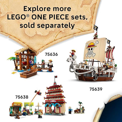 LEGO ONE Piece Buggy The Clown’s Circus Tent Building Blocks - Creative Building Toy for Boys &amp Girls 8+ - 4 Toy Figures &amp Playset for Pretend Play - Gift Idea for Birthdays &amp Anime Fans