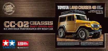 TAMIYA 1/10 Toyota Land Cruiser 40 CC-02 TAM58715A Cars Elec Kit 1/10 Off-Road