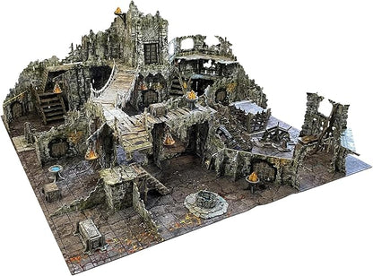 Maladum Beyond The Vaults - Fantasy Dungeon Crawler Game Immersive Terrain Solo Co-op and Adversarial Play