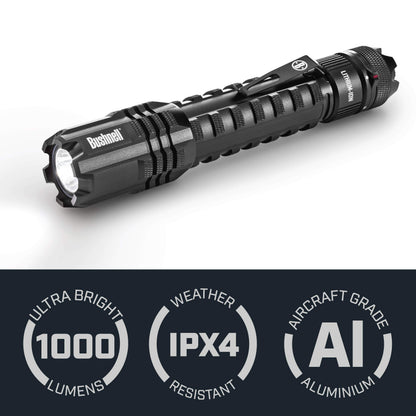 Bushnell PRO Rechargeable 400L Headlamp PRO 1000L Rechargeable Flashlight Bundle