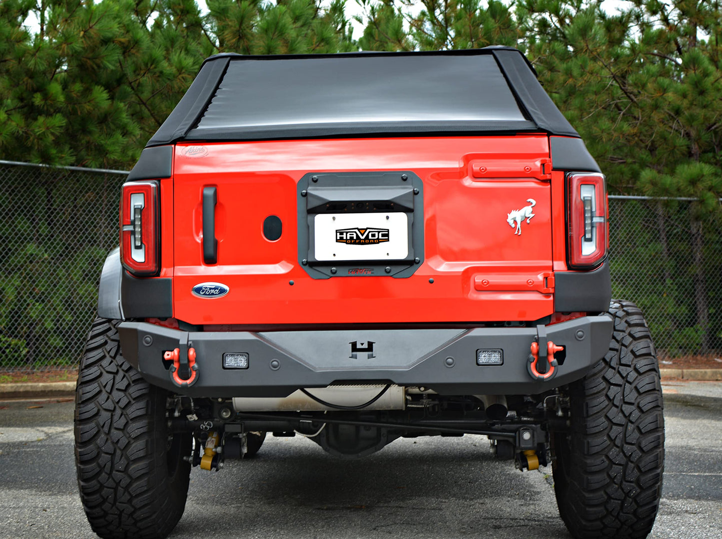 HAVOC OFFROAD Spare Tire Delete Kit | Steel, Black | HFB-05-009 | Fits 2021-2023 Ford Bronco