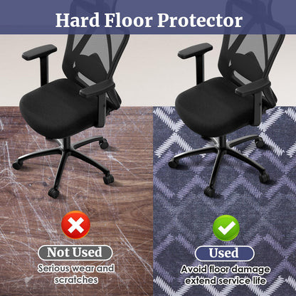 Office Chair Mat,48"x60" Desk Chair Mats,Safe Computer Chair Mat with Anti-Slip Backing,Chair Mats for Hardwood Floor with Sturdy Locked Edge,Easy to Clean Office Rug for Home/Offices
