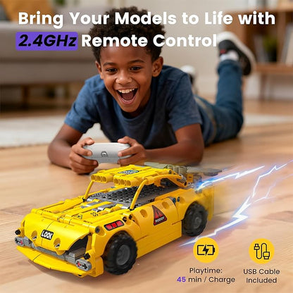 5 in 1 STEM RC Robotics Kit APP &amp Remote Control Robot Building Kit DIY Science Kits for Kids Age 8-12 8 Year Old Boy Birthday Gift
